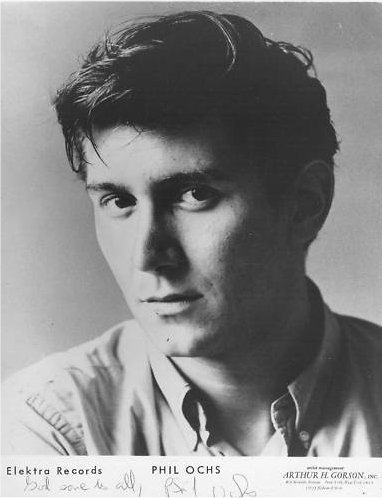 God save us all Phil Ochs autograph